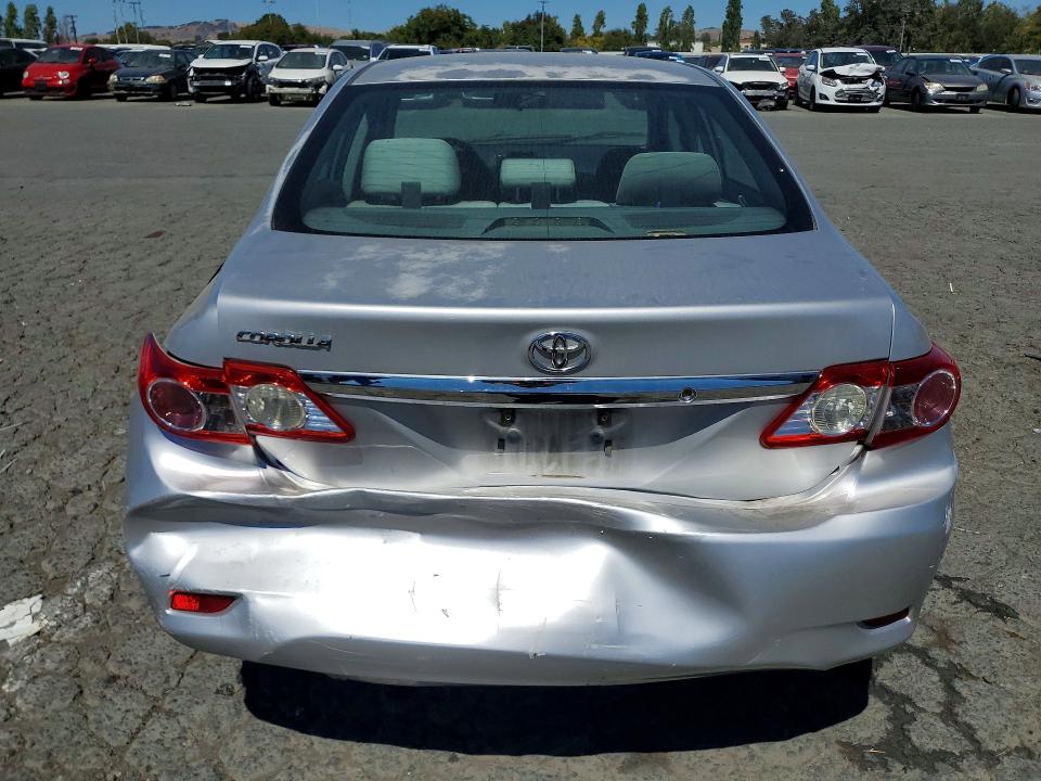 2012 Toyota Corolla VIN 5YFBU4EEXCP022378 COPART salvage auction — REAR END, CA - SALVAGE CERTIFICATE, sold $2,350 on 2026-07-31 (photo 6)