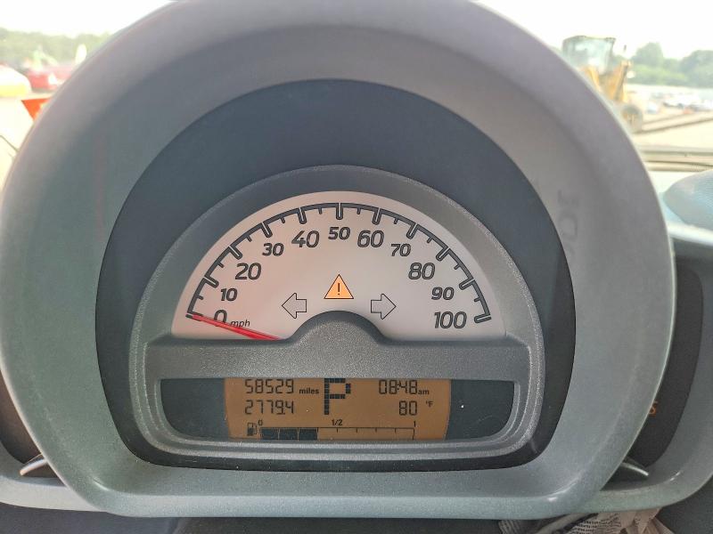 2008 Smart Fortwo VIN WMEEJ31X58K186684 COPART salvage auction — REAR END, NJ - CERT OF TITLE-SALVAGE (P), sold $700 on 2026-08-07 (photo 9)