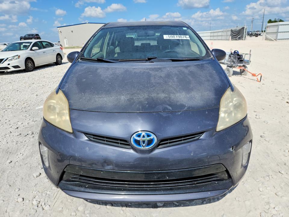 2012 Toyota Prius VIN JTDKN3DU1C1556275 COPART salvage auction — NORMAL WEAR, Mt - Certificate Of Title, sold $2,050 on 2026-07-30 (photo 5)