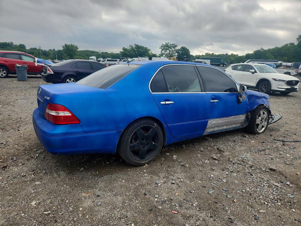 2005 Lexus Ls VIN JTHBN36F555023760 COPART salvage auction — FRONT END, Md - Cert Of Salvage > 75% Damage, sold $900 on 2026-07-16 (photo 3)