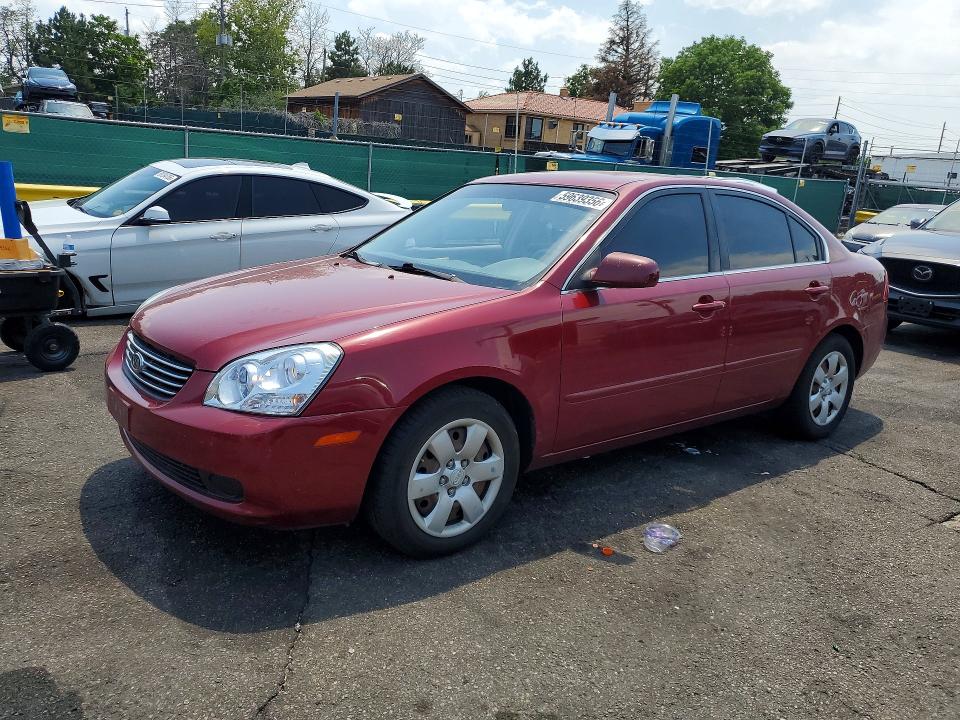 2007 Kia Optima VIN KNAGE123875137596 COPART salvage auction — SIDE, CO - PUBLIC - SALVAGE TITLE (P), sold $475 on 2026-07-14 (photo 1)