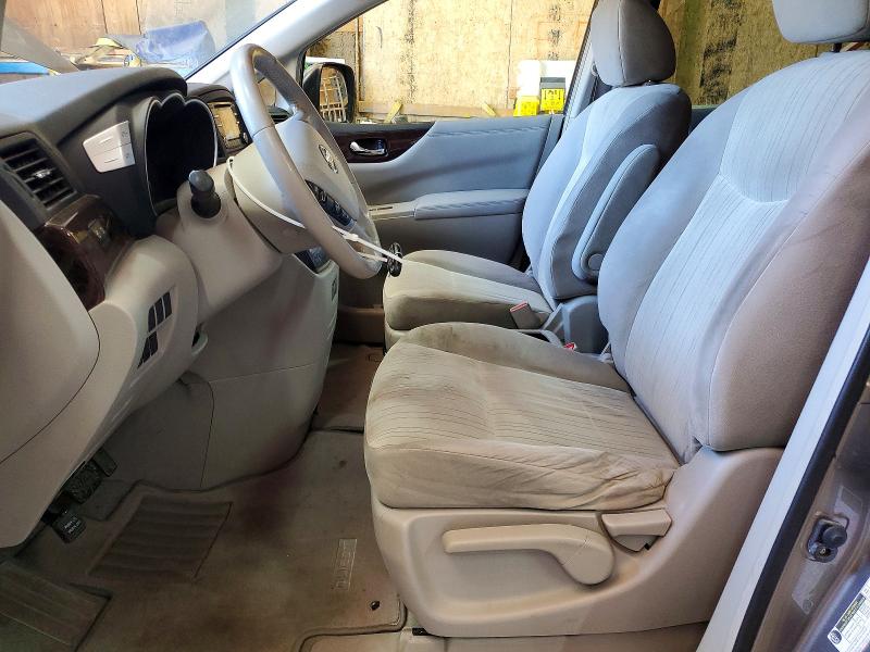 2014 Nissan Quest VIN JN8AE2KP6E9103653 COPART salvage auction — MINOR DENT/SCRATCHES, Sd - Non Public Clean Title, sold $150 on 2026-07-28 (photo 7)