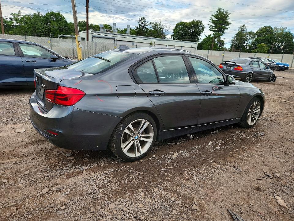 2016 BMW 3er VIN WBA8E3G54GNU01908 COPART salvage auction — REAR END, Pa - Certificate Of Salvage, sold $3,800 on 2026-08-05 (photo 3)