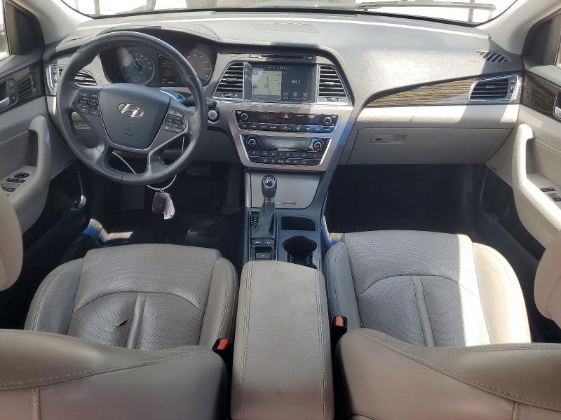 2017 Hyundai Sonata VIN KMHE34L19HA046839 COPART salvage auction — MINOR DENT/SCRATCHES, Ok - Certificate Of Title, sold $1,650 on 2026-07-07 (photo 8)