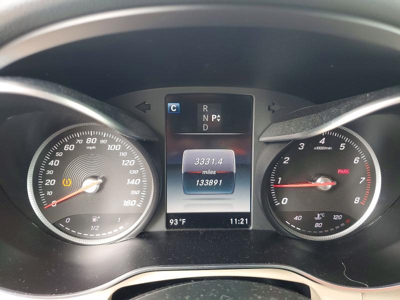 2017 Mercedes-benz Glc VIN WDC0G4JBXHF253428 COPART salvage auction — FRONT END, Tx - Salvage Vehicle Title, sold $6,700 on 2026-07-31 (photo 9)