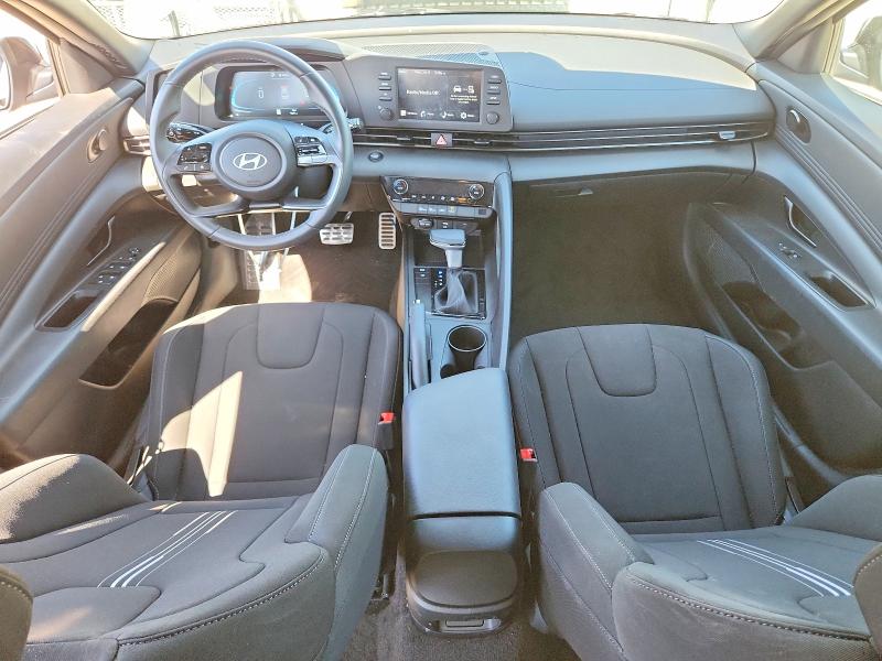 2025 Hyundai Elantra VIN KMHLM4DG1SU083154 COPART salvage auction — FRONT END, Ca - Salvage Certificate, sold $5,200 on 2026-07-14 (photo 8)