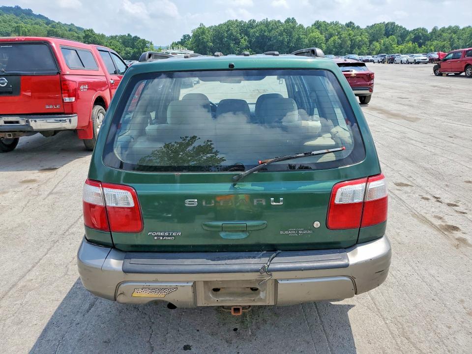 2002 Subaru Forester VIN JF1SF65522H738035 COPART salvage auction — FRONT END, PA - CERTIFICATE OF SALVAGE, sold $400 on 2026-07-16 (photo 6)