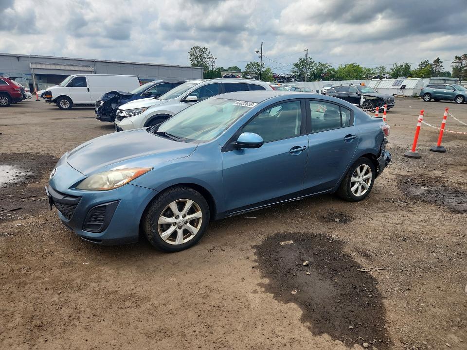 2011 Mazda 3 VIN JM1BL1VG5B1357103 COPART salvage auction — REAR END, CT - CERT OF TITLE-SALVAGE, sold $500 on 2026-07-31 (photo 1)