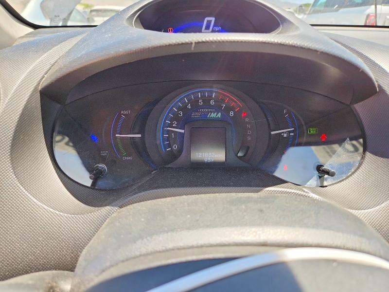 2012 Honda Insight VIN JHMZE2H74CS003027 COPART salvage auction — FRONT END, CA - SALVAGE CERTIFICATE, sold $950 on 2026-07-16 (photo 9)