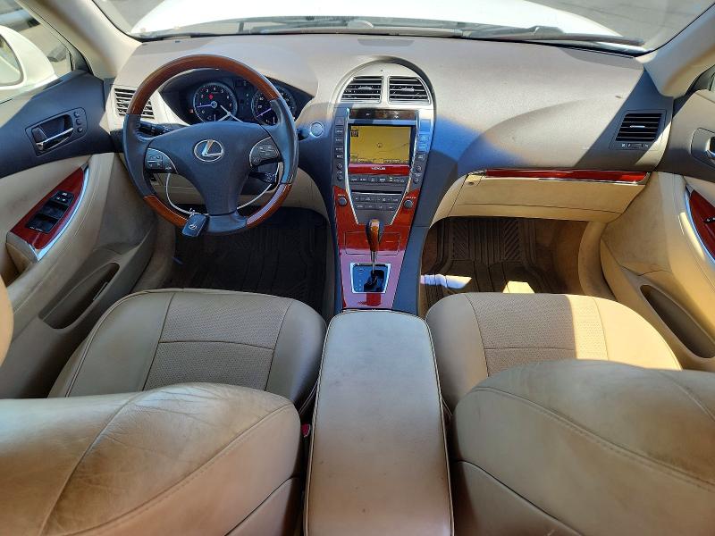 2012 Lexus ES VIN JTHBK1EGXC2507140 COPART salvage auction — FRONT END, Ca - Salvage Certificate, sold $1,750 on 2026-07-22 (photo 8)