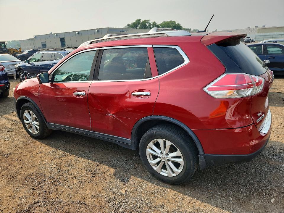 2015 Nissan Rogue VIN KNMAT2MV6FP538182 COPART salvage auction — SIDE, CT - CERT OF TITLE-SALVAGE, sold $700 on 2026-07-28 (photo 2)