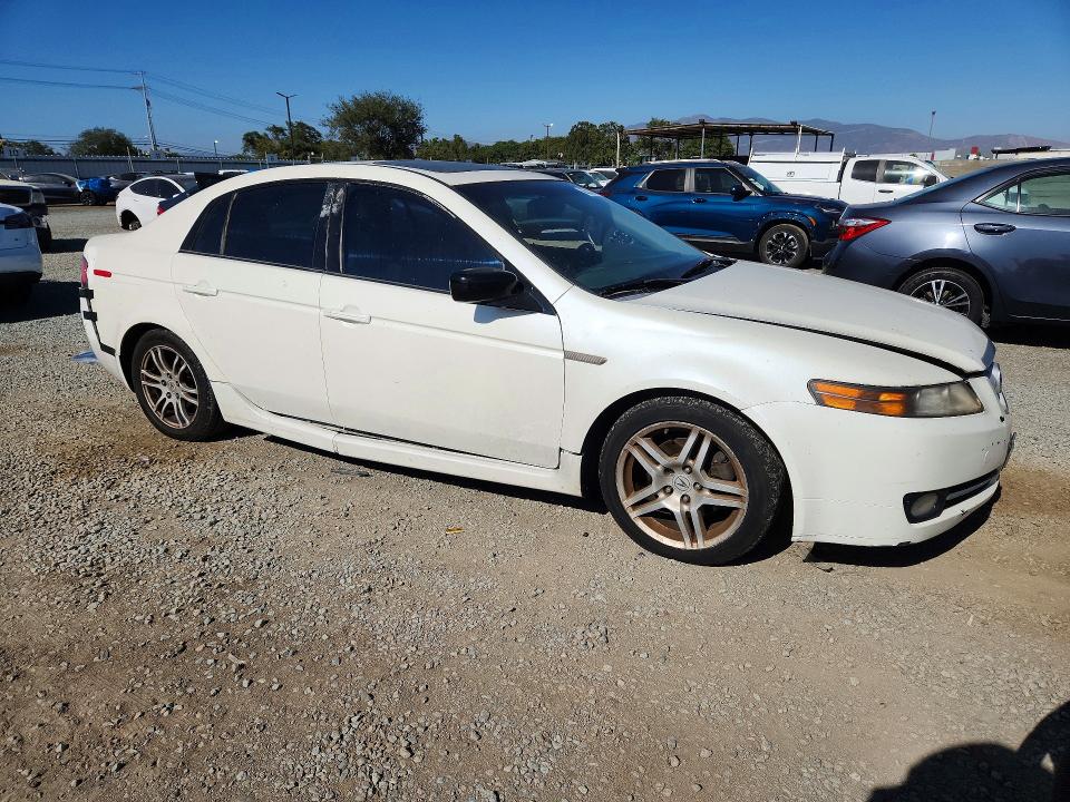 2007 Acura Tl VIN 19UUA66297A043154 COPART salvage auction — REAR END, CA - CERT OF TITLE-SALVAGED, sold $275 on 2026-07-24 (photo 4)