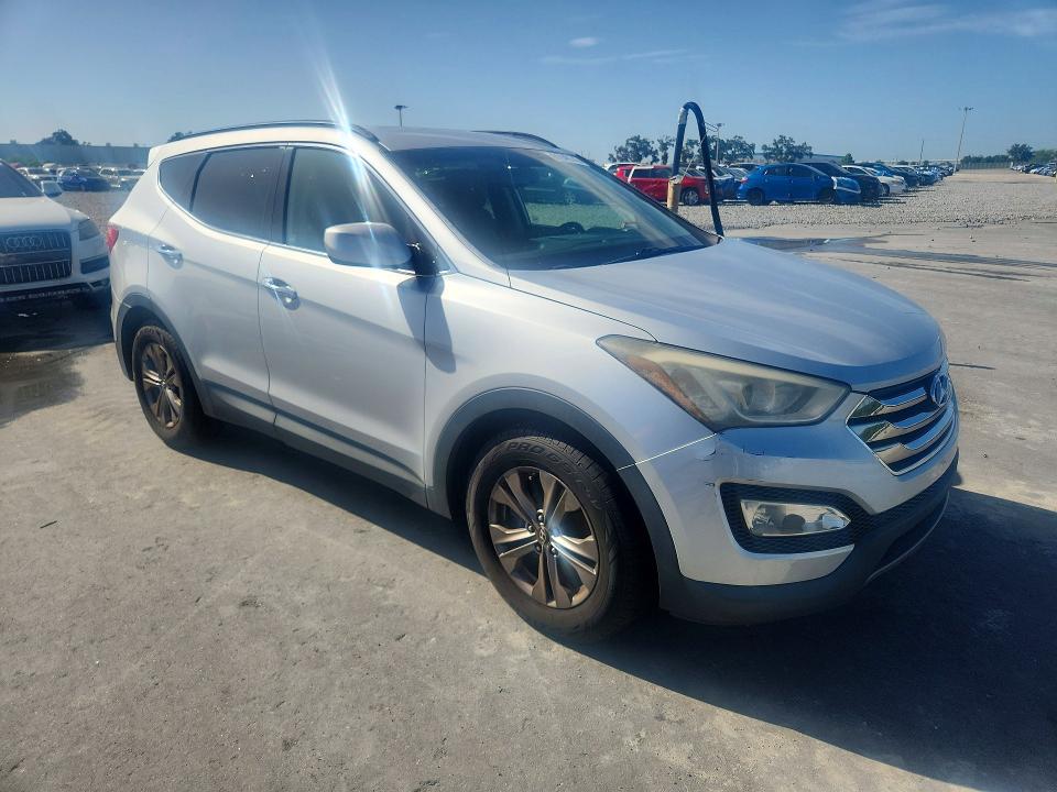 2014 Hyundai Santa fe VIN 5XYZU3LB8EG189301 COPART salvage auction — MECHANICAL, FL - CERTIFICATE OF TITLE, sold $1,800 on 2026-07-20 (photo 4)