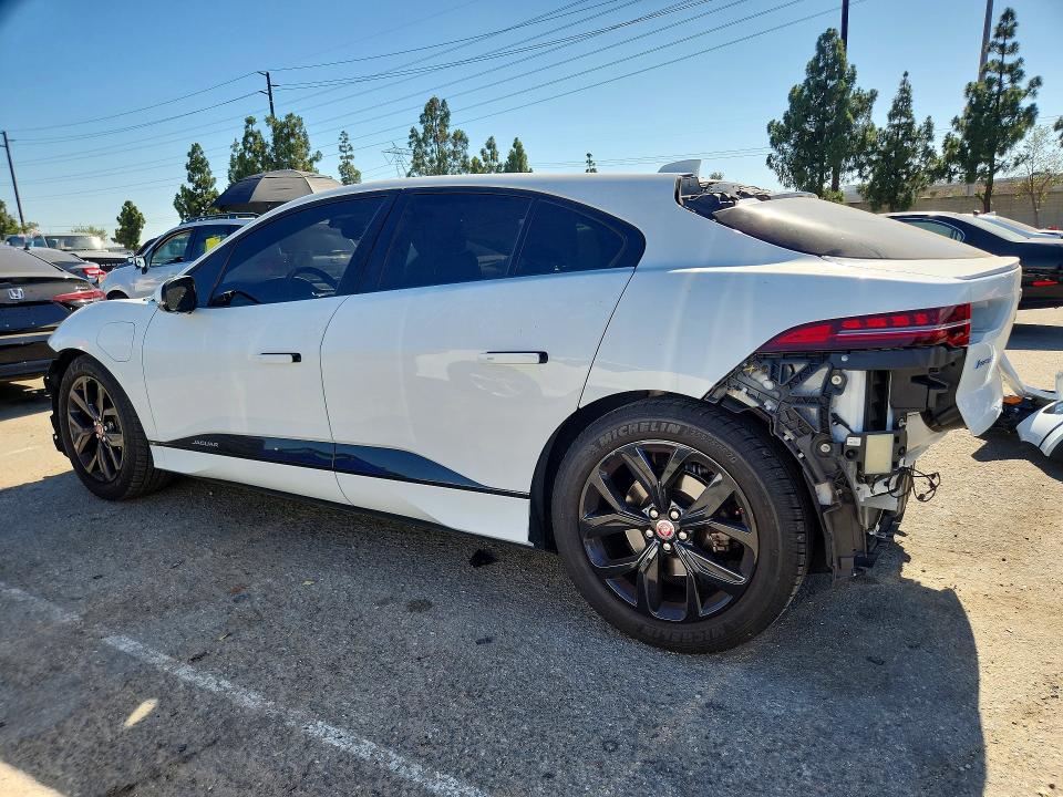 2020 Jaguar I-pace VIN SADHB2S14L1F85329 COPART salvage auction — FRONT END, Ca - Salvage Certificate, sold $7,400 on 2026-08-25 (photo 2)