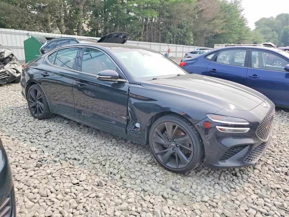 2023 Genesis G70 VIN KMTG34TA3PU135351 COPART salvage auction — SIDE, Ny - Mv-907A Salvage Certificate, sold $12,200 on 2026-08-26 (photo 4)