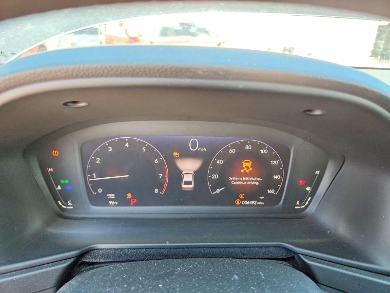 2023 Honda Accord VIN 1HGCY1F34PA028032 COPART salvage auction — FRONT END, Nm - Cert Of Title-Salvage, sold $6,600 on 2026-07-09 (photo 9)