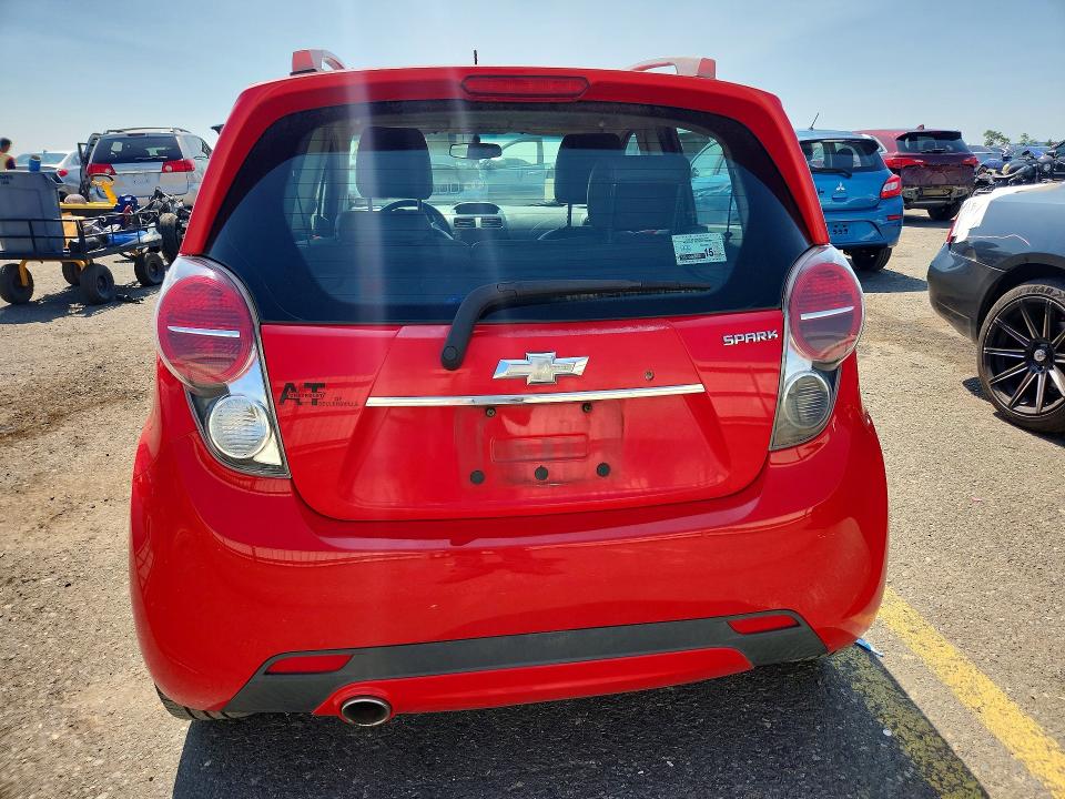 2013 Chevrolet Spark VIN KL8CF6S95DC516720 COPART salvage auction — MECHANICAL, Pa - Certificate Of Salvage, sold $425 on 2026-07-31 (photo 6)