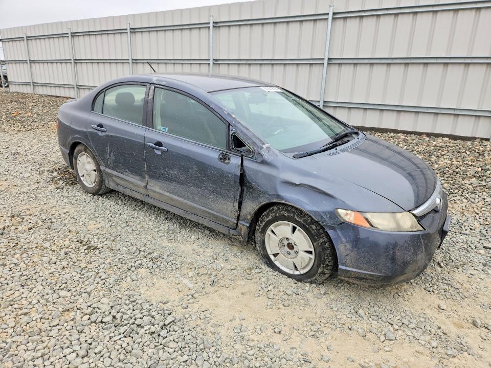 2007 Honda Civic hybrid VIN JHMFA36237S020659 COPART salvage auction — FRONT END, CA - DIS/DLR/EXP ONLY CLEAN TITLE, sold $425 on 2026-07-16 (photo 4)