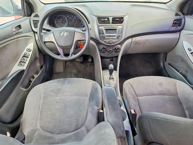 2017 Hyundai Accent VIN KMHCT4AE7HU286516 COPART salvage auction — FRONT END, Tx - Certificate Of Title (P), sold $750 on 2026-07-30 (photo 8)