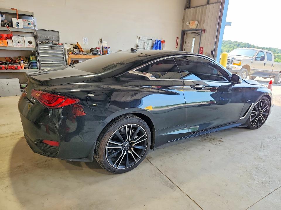 2018 Infiniti Q60 VIN JN1EV7EL1JM390543 COPART salvage auction — FRONT END, Pa - Certificate Of Salvage, sold $4,150 on 2026-07-31 (photo 3)
