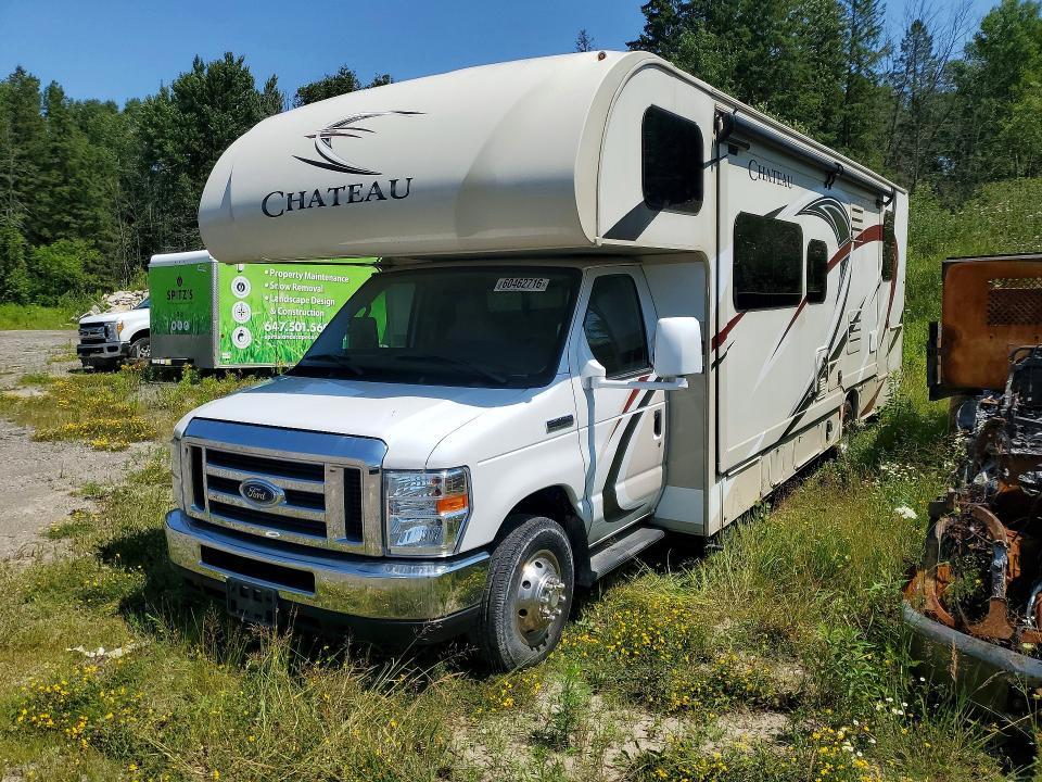 2018 Ford Econoline VIN 1FDXE4FS7JDC06034 — COPART salvage auction photo