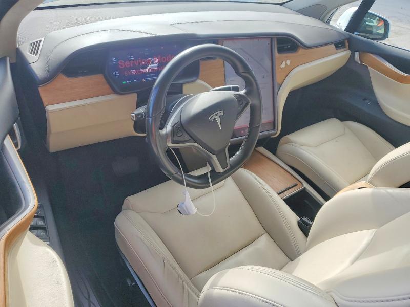 2018 Tesla Model x VIN 5YJXCBE28JF141476 COPART salvage auction — FRONT END, CA - SALVAGE CERTIFICATE, sold $4,600 on 2026-07-21 (photo 8)