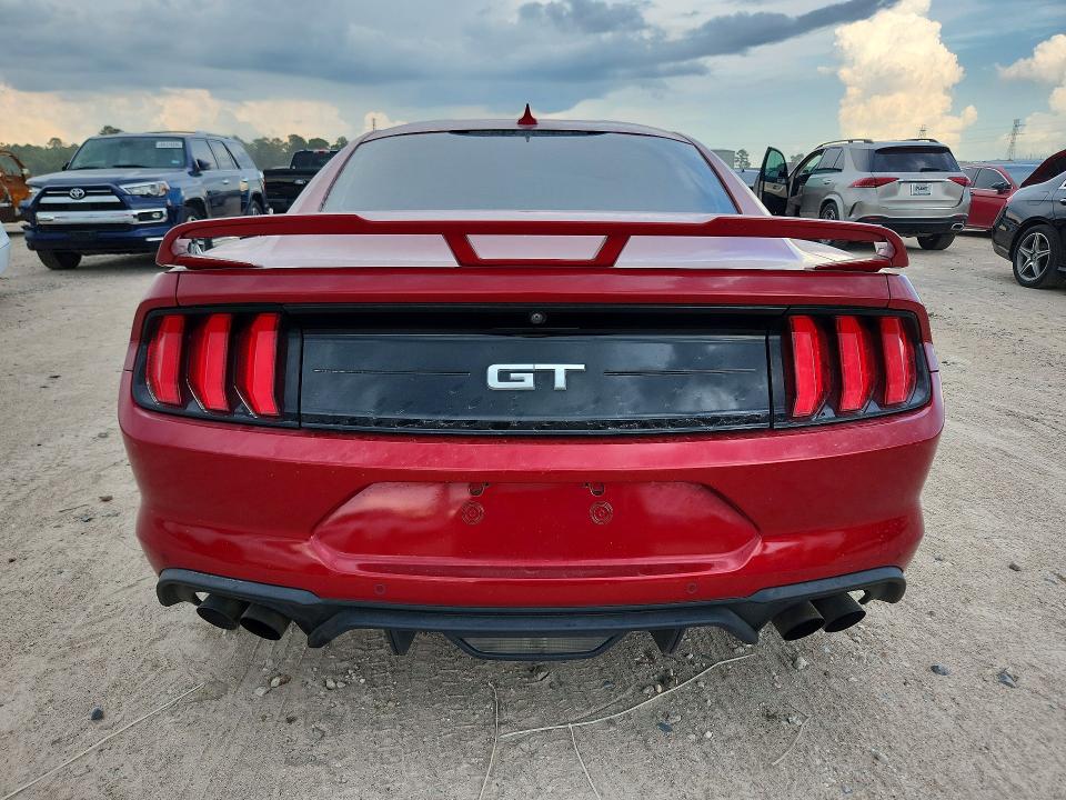 2020 Ford Mustang VIN 1FA6P8CF3L5168779 COPART salvage auction — WATER/FLOOD, La - Certificate Of Destruction, sold $7,700 on 2026-07-10 (photo 6)