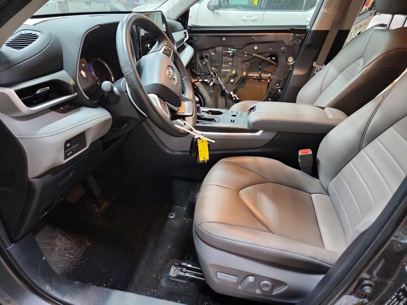 2024 Toyota Highlander hybrid VIN 5TDKBRCH4RS630784 COPART salvage auction — FRONT END, MI - CERTIFICATE OF TITLE, sold $7,100 on 2026-07-28 (photo 7)