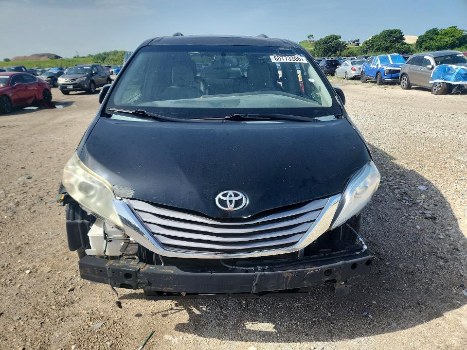 2015 Toyota Sienna VIN 5TDYK3DC1FS571201 COPART salvage auction — FRONT END, Fl - Certificate Of Title (P), sold $2,550 on 2026-07-16 (photo 5)