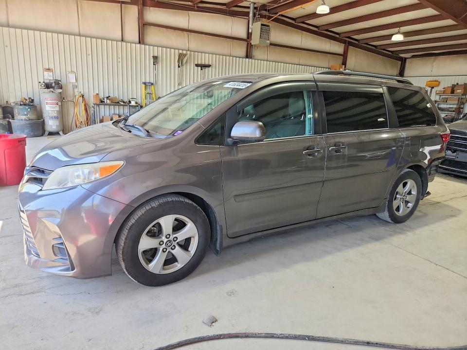 2019 Toyota Sienna VIN 5TDKZ3DC0KS969110 COPART salvage auction — REAR END, Oh - Cert Of Title-Salvage, sold $4,600 on 2026-07-24 (photo 1)