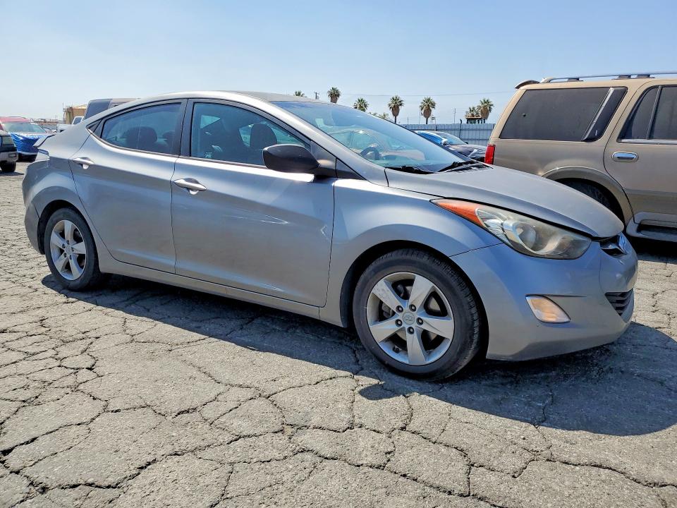 2012 Hyundai Elantra VIN KMHDH4AE3CU308834 COPART salvage auction — REAR END, Ca - Salvage Certificate, sold $1,400 on 2026-07-13 (photo 4)