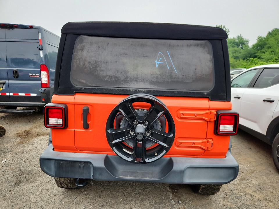 2020 Jeep Wrangler unlimited VIN 1C4HJXDG6LW285708 COPART salvage auction — MECHANICAL, MI - CERTIFICATE OF TITLE (P), sold $11,500 on 2026-07-30 (photo 6)