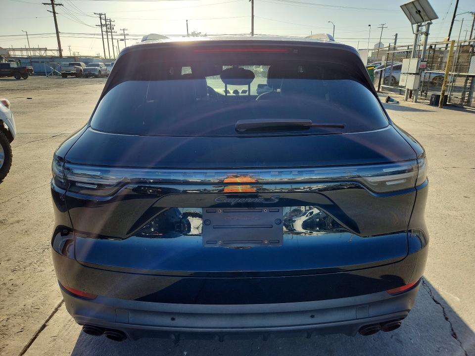 2021 Porsche Cayenne VIN WP1AB2AYXMDA27704 COPART salvage auction — FRONT END, CA - SALVAGE CERTIFICATE, sold $19,000 on 2026-07-29 (photo 6)