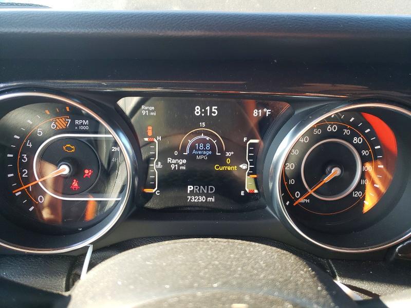 2021 Jeep Wrangler / VIN 1C4HJXDN0MW616038 COPART salvage auction — REAR END, CA - SALVAGE CERTIFICATE, sold $10,700 on 2026-07-28 (photo 9)