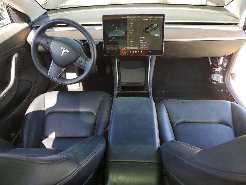 2018 Tesla Model 3 VIN 5YJ3E1EAXJF171802 COPART salvage auction — FRONT END, Ca - Salvage Certificate, sold $3,800 on 2026-07-16 (photo 8)