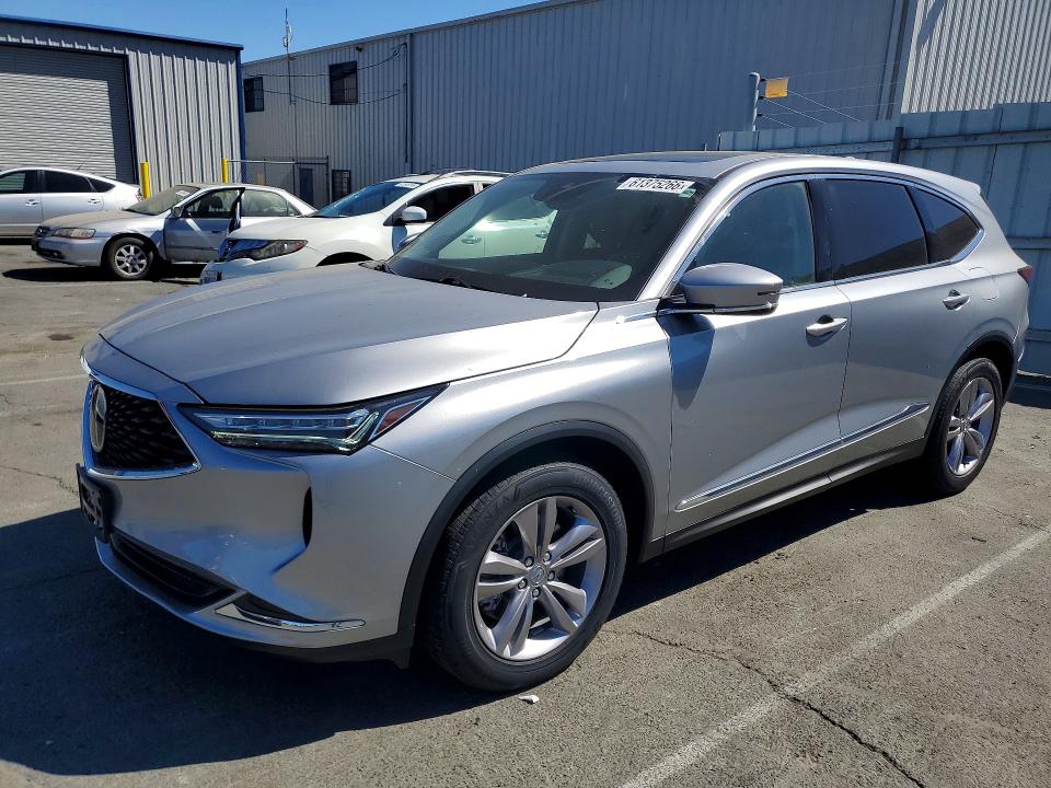 2023 Acura Mdx VIN 5J8YE1H39PL026955 COPART salvage auction — MINOR DENT/SCRATCHES, Ca - Non-Repairable Vehicle Cert, sold $10,400 on 2026-07-29 (photo 1)
