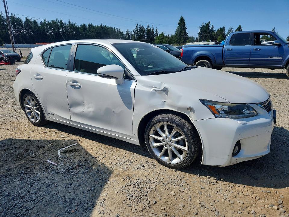 2012 Lexus Ct VIN JTHKD5BH8C2106877 COPART salvage auction — SIDE, WA - BILL OF SALE, sold $1,400 on 2026-07-24 (photo 4)