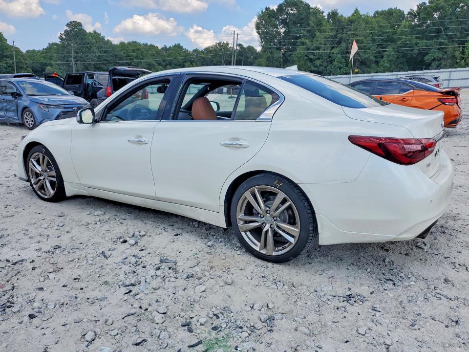 2021 Infiniti Q50 VIN JN1EV7CR1MM755895 COPART salvage auction — VANDALISM, Ga - Cert Of Title-Salvage, sold $750 on 2026-07-29 (photo 2)