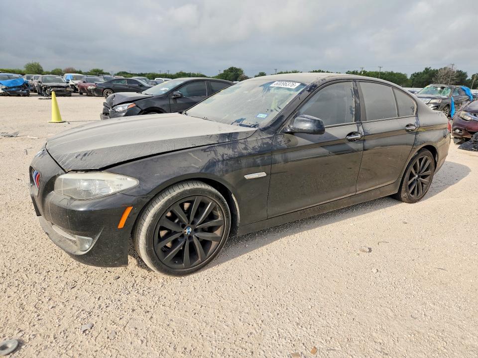 2011 BMW 5 series VIN WBAFR7C56BC802101 COPART salvage auction — FRONT END, TX - SALVAGE VEHICLE TITLE (P), sold $10 on 2026-07-16 (photo 1)
