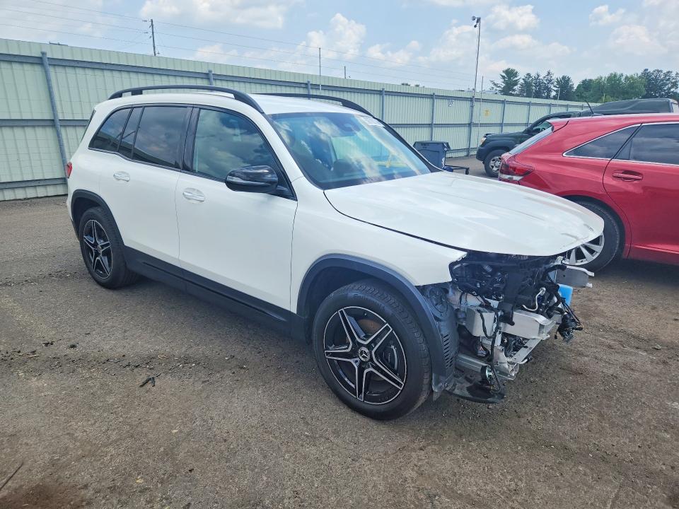 2025 Mercedes-benz Glb-class VIN W1N4M4HB8SW400142 COPART salvage auction — FRONT END, Pa - Certificate Of Salvage, sold $16,700 on 2026-07-10 (photo 4)