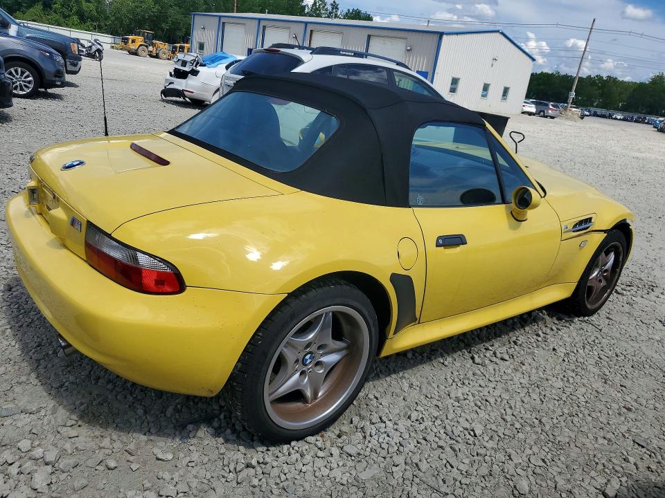 2000 BMW M3 VIN WBSCK9343YLC92002 COPART salvage auction — FRONT END, MA - CERT OF TITLE-RECONSTRCTD COLL, sold $5,800 on 2026-07-23 (photo 3)
