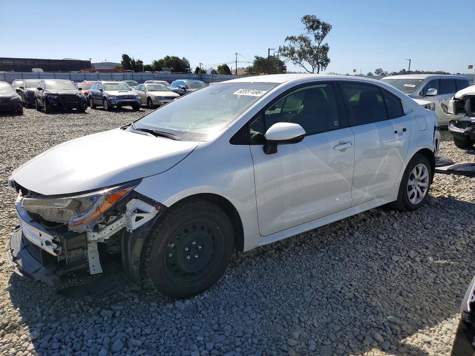 2021 Toyota Corolla VIN JTDEPMAE3MJ156374 COPART salvage auction — REAR END, Ca - Salvage Certificate, sold $6,400 on 2026-07-20 (photo 1)