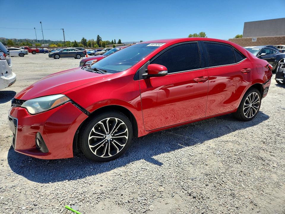 2016 Toyota VIN 5YFBURHE4GP411872 COPART salvage auction — REAR END, Ca - Salvage Certificate, sold $3,600 on 2026-07-15 (photo 1)