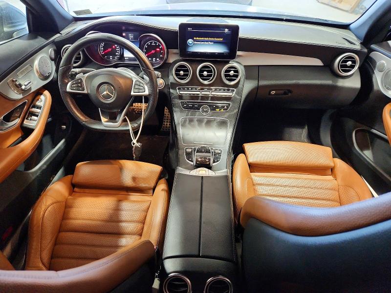 2017 Mercedes-benz C-klasse VIN WDDWK4KB8HF434112 COPART salvage auction — FRONT END, Pa - Certificate Of Salvage, sold $4,750 on 2026-08-07 (photo 8)