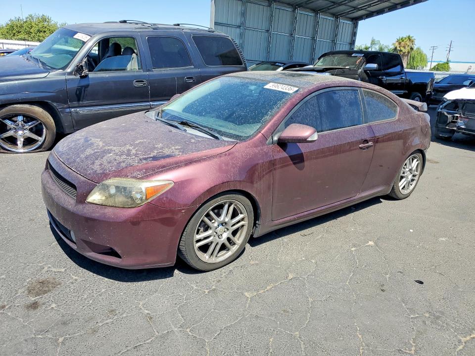 2007 Scion Tc VIN JTKDE177X70186628 COPART salvage auction — REAR END, CA - SALVAGE CERTIFICATE, sold $750 on 2026-07-16 (photo 1)