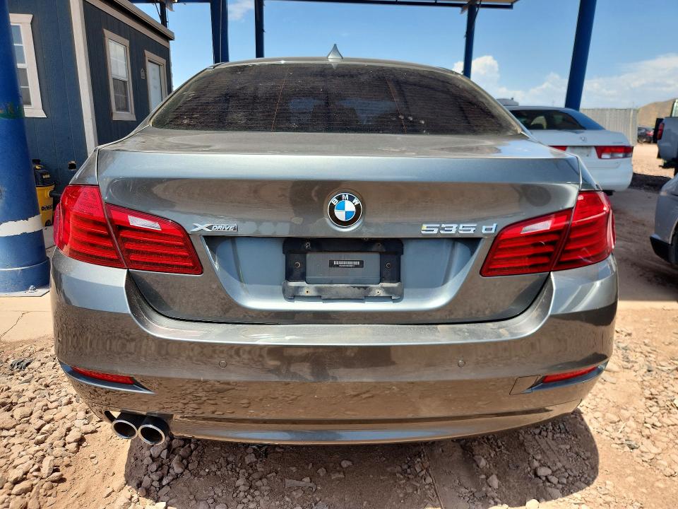 2014 BMW 5er VIN WBAFV3C59ED684161 COPART salvage auction — MECHANICAL, Az - Certificate Of Title, sold $525 on 2026-07-23 (photo 6)