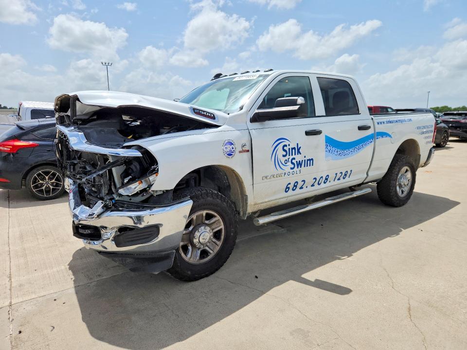 2020 Ram 2500 VIN 3C6UR5CL6LG197340 COPART salvage auction — FRONT END, Tx - Salvage Vehicle Title, sold $3,200 on 2026-07-23 (photo 1)