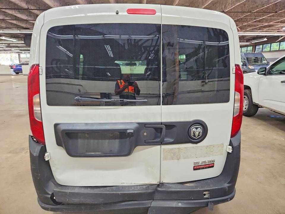 2019 Ram Promaster city VIN ZFBHRFAB7K6M66491 COPART salvage auction — REAR END, Salvage Title, sold $1,450 on 2026-08-10 (photo 6)