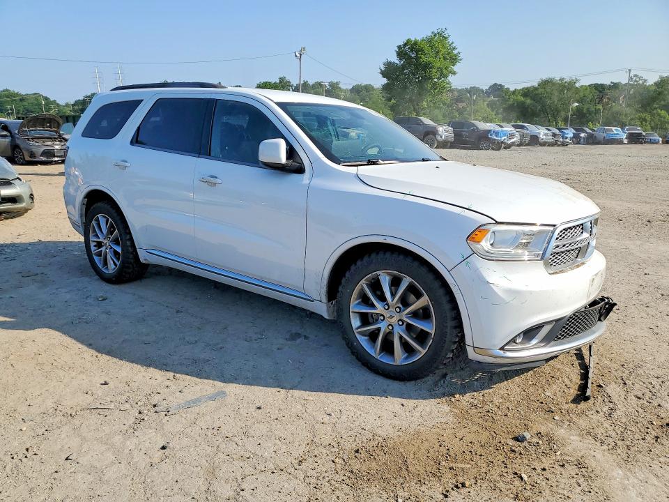 2019 Dodge Durango VIN 1C4RDHAG7KC632887 COPART salvage auction — FRONT END, Md - Cert Of Salvage > 75% Damage, sold $3,200 on 2026-07-09 (photo 4)