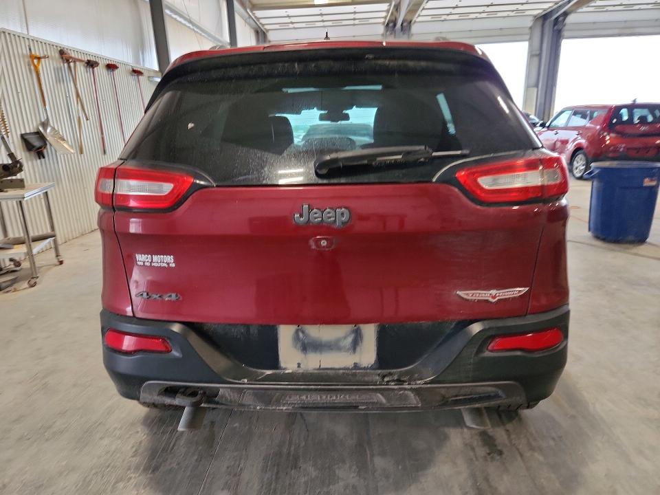 2014 Jeep Cherokee VIN 1C4PJMBSXEW277230 COPART salvage auction — FRONT END, Ne - Cert Of Title-Salvage, sold $225 on 2026-08-18 (photo 6)